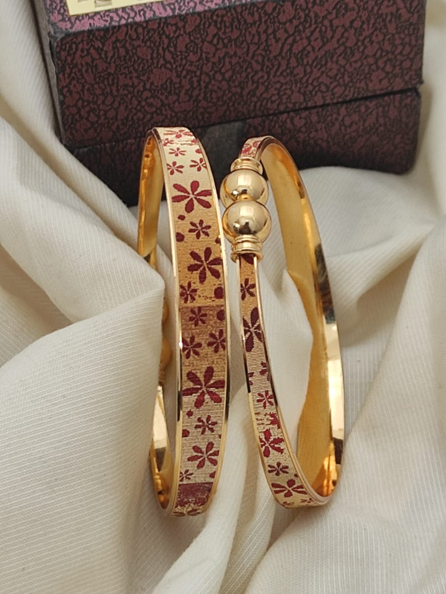 CNC Gold Plated Kadli Bracelets Wholesale Market In Surat With Price
